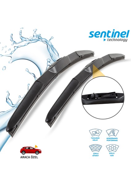 Sentinel Kia Ceed Hbsw 09-12 Silecek Takımı (650X450MM) (Cam Sabunu Hediyeli) fiyatları