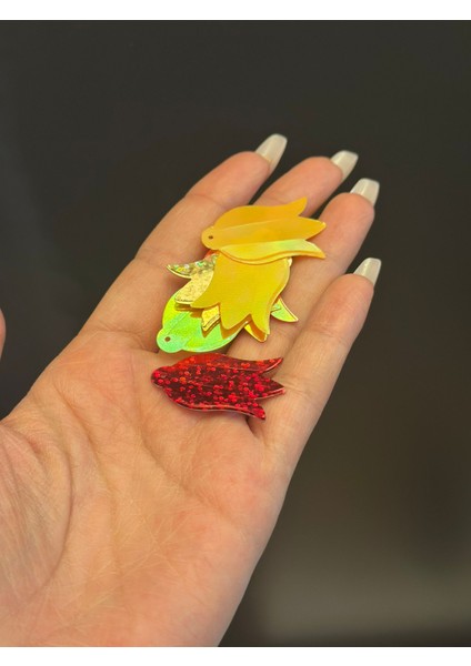 50 Adet 3 cm Lazer Kesim Lale Çanta Pul Payet fiyatları