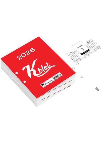 Keskin 2026-K-BLOK Günlük Masa Takvimi