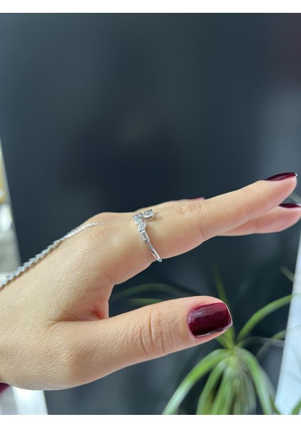 Damla Taşlı Gümüş Yüzük fiyatları