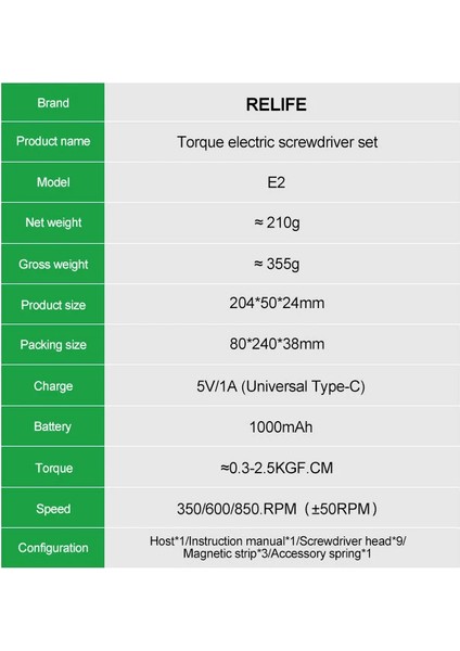 E2 | Akıllı Tork Ayarlı Elektrikli Tornavida Seti (Çok Hızlı, 1000MAH Şarjlı, Cep/tablet/laptop Hassas Tamir Için) modelleri