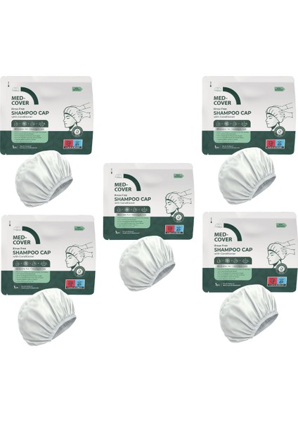 Med-Cover Saç Yıkama Bonesi x 5 Adet