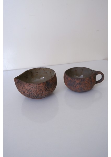 El Yapımı Özel Tasarım Seramik Matcha Seti-Matcha Seremoni Seti-Matcha Çırpma Seti- Joiish Kase&kupa