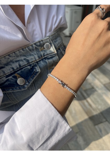 3 mm Gümüş Suyolu Bileklik fiyatları