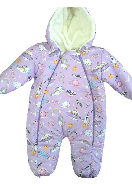 Laura Baby Sevimli Desenli Kız Bebek Çocuk Astronot (Kozmonot) Tulum modelleri