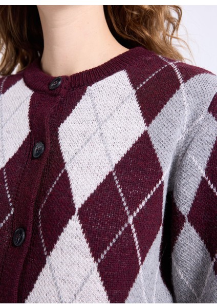 Bordo Kadın Hırka J5WL-HRK7164 fırsatları