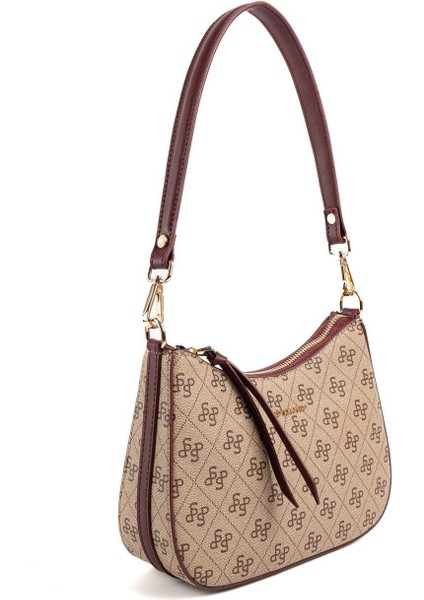 Koyu Bej - Bordo SP1259 Omuz Çantası fiyatları