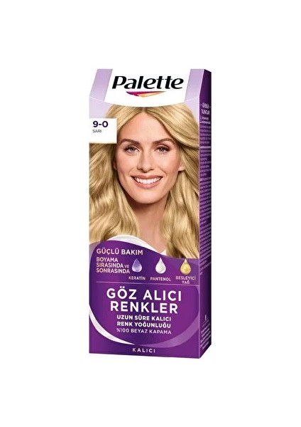 Göz Alıcı Renkler Saç Boyası 9-0 Sarı 50 ml