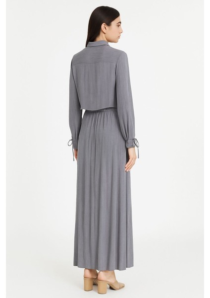 Önü Düğmeli Yan Bağlamalı Bolerolu Elbise Ikili Takım fiyatları