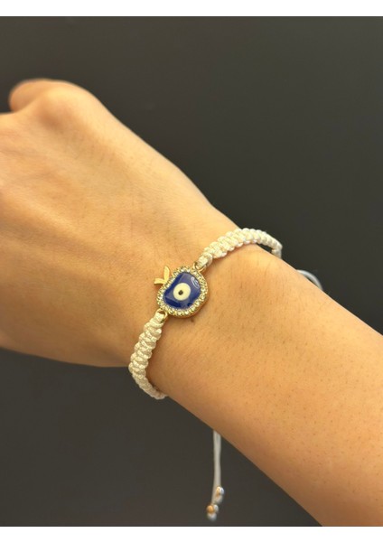 Makrome Nazarlı Elma Kadın Ip Bileklik indirimleri