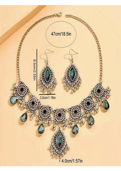 Düğün, Kına Için Orta Doğu Bohem Tarzı Set modelleri