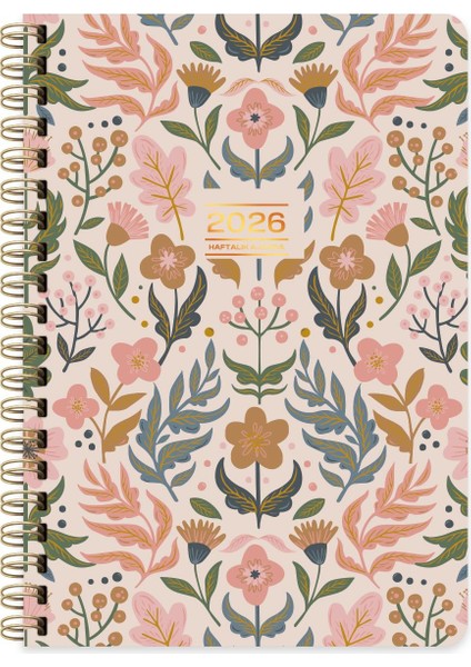 Keskin 2026-A5 Spr.sert Kp.haftalık Ajanda - Bahçe