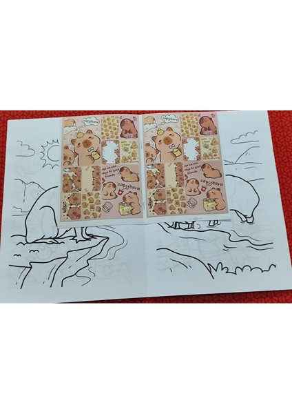 4 Adet Stickerli Boyama Kitabı 12 Li Pastel Boya Kalemi Hediyeli AD50723 indirimleri