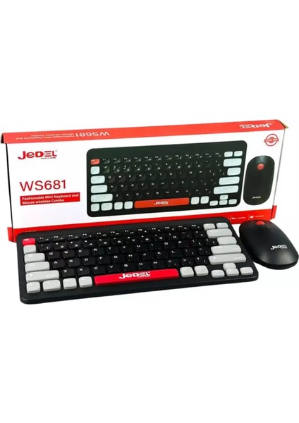 WS681B Bt Kablosuz + Bluetooth Klavye Mouse Set