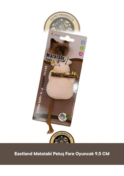 Matatabive Catnipli Peluş Fare ve Şekerli-Matatabili Peluş Fare Oyuncak 2'li Set modelleri