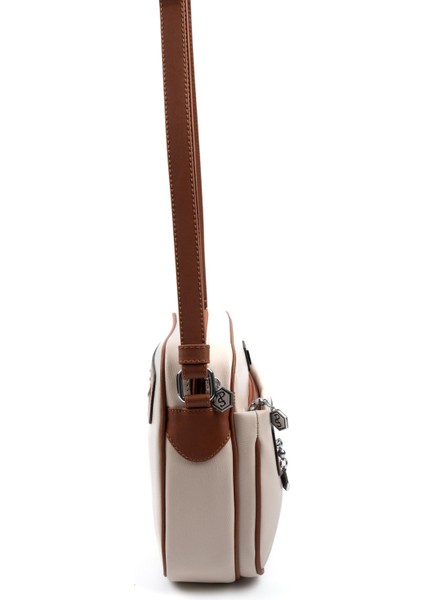Bej - Taba SP491 Kadın Çapraz Çanta modelleri