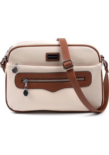 Bej - Taba SP491 Kadın Çapraz Çanta indirimleri