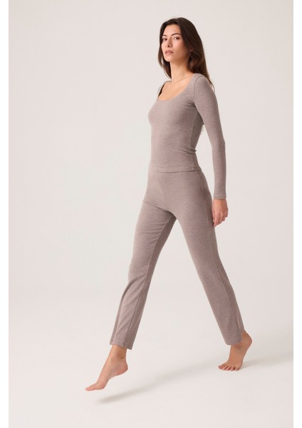 x Ece Vizon Yüksek Bel Spor Tayt Mono Leggings