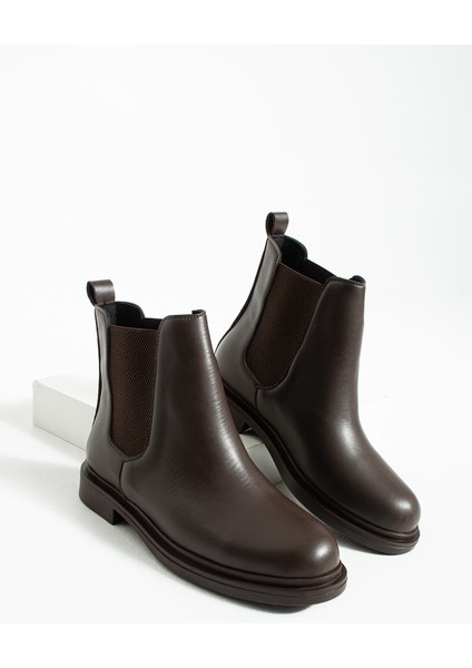 Kadın Siyah Düz Topuklu Chelsea Bot indirimleri