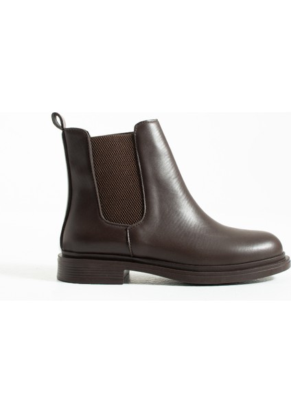 Kadın Siyah Düz Topuklu Chelsea Bot