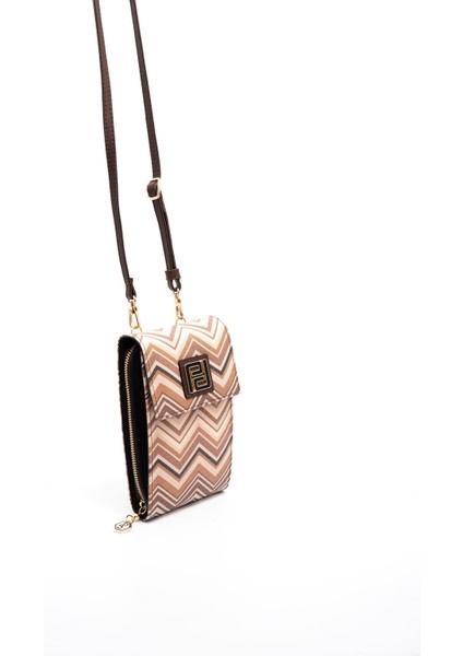 Nut - Kahve SP1145 Kadın Askılı Askılı Cüzdanlı Telefon Çantası fiyatları