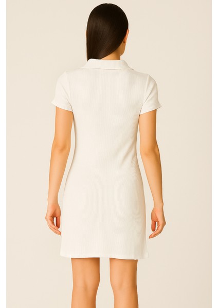 Polo Yaka Fitilli Elbise fırsatları