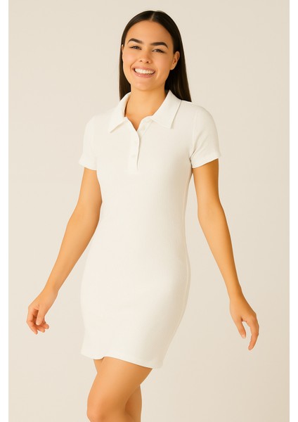 Polo Yaka Fitilli Elbise indirimleri