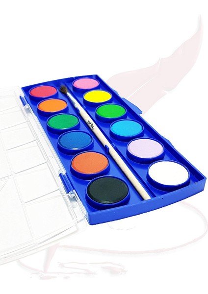 12’li Sulu Boya Seti – Canlı Renkler, Kolay Kullanım modelleri