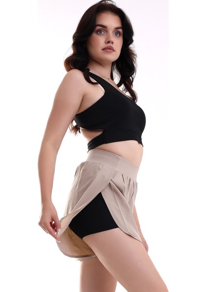 Kadın Deniz Şortu Taytlı Şort Içden Taytlı indirimleri