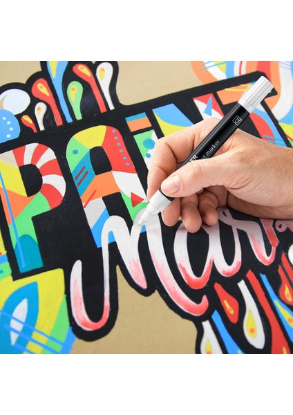 / Wiz Design - 349 C6 Lumocolor Akrilik ( Paınt ) Markör Pastel Renkler 6 Lı fiyatları