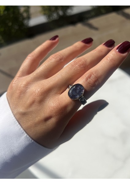 El Işi Tasarım Iyolit Taşı Yüzük