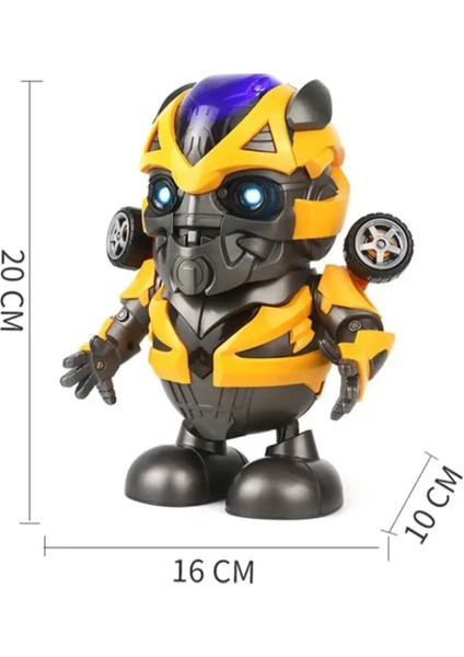 Süper Dance Hero Kırılmaz Oyuncak Robot – Müzikli ve Işıklı Dans Eden Robot