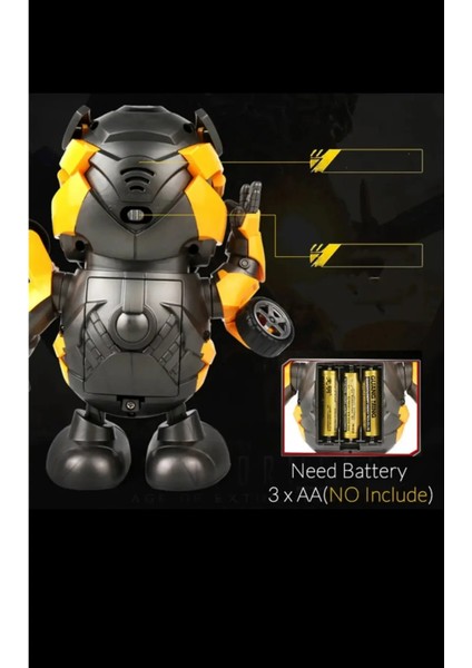 Süper Dance Hero Kırılmaz Oyuncak Robot – Müzikli ve Işıklı Dans Eden Robot indirimleri