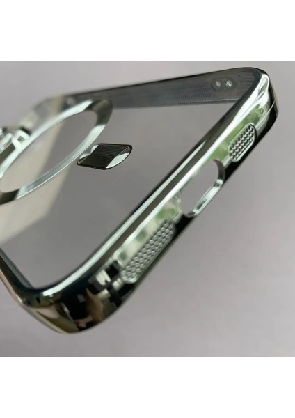 Iphone 14 Pro Uyumlu Magsafe Kenarlar Renkli Kılıf modelleri