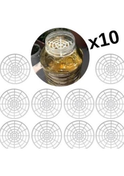 Bidon / Pet Kavanoz Separatorü – 10’lu Set, Dayanıklı ve Pratik Kullanım