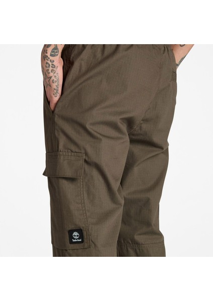 Brookline Ripstop Utility Cargo Jogger Erkek Yeşil Pantolon.- indirimleri