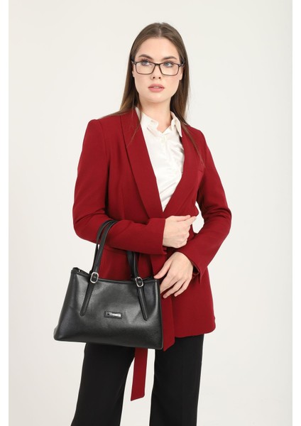 Siyah SP1252 Kadın El Çantası