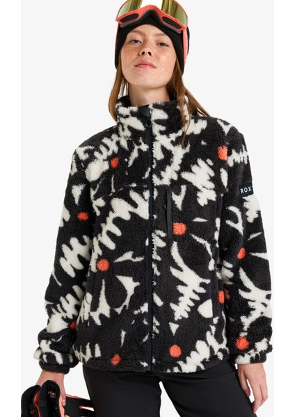 Alabama Tam Fermuarlı Kadın Peluş Polar