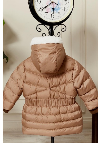 Kız Bebek Kapüşonlu Kışlık Mont 51333 modelleri
