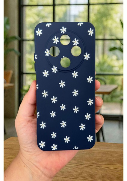 Tecno Spark 30C Uyumlu Mini Papatya Desenli Silikon Darbe Emici Klasik Korumalı Rubber Kılıf fiyatları