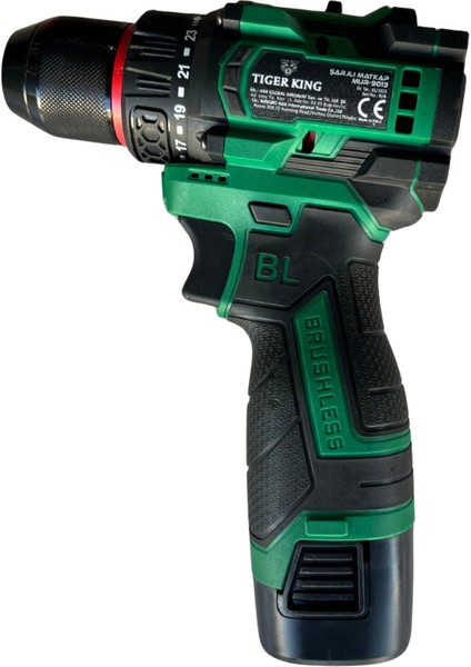 Tıger Kıng 16.8V Kömürsüz Şarjlı Matkap Seti
