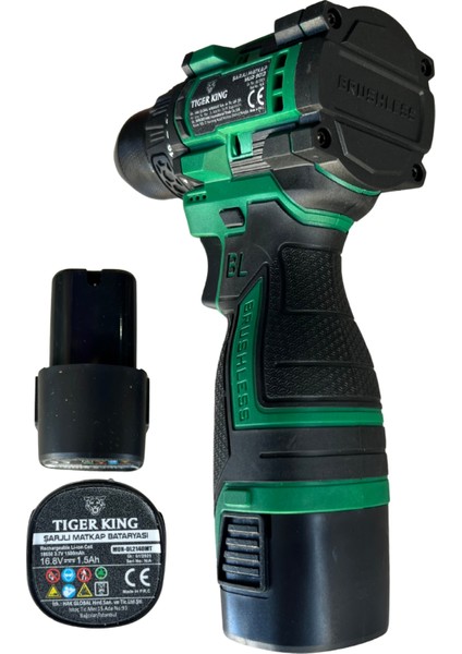 Tıger Kıng 16.8V Kömürsüz Şarjlı Matkap Seti fiyatları