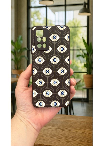 Xiaomi Redmi 10 2022 Evıl Eye Desenli Silikon Darbe Emici Klasik Korumalı Rubber Kılıf fiyatları