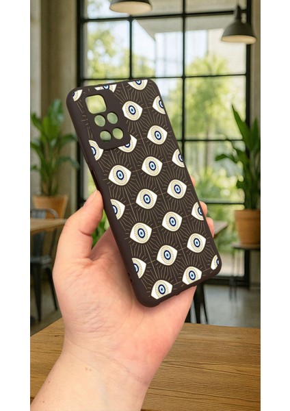 Xiaomi Redmi 10 2022 Evıl Eye Desenli Silikon Darbe Emici Klasik Korumalı Rubber Kılıf modelleri