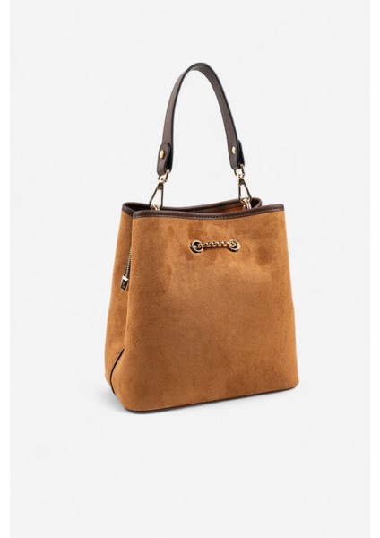 SP967 Kadın Çapraz Çanta Süet Taba-Kahve fırsatları
