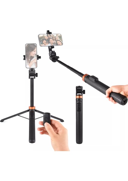 M080 Telefon Tutacaklı Uzaktan Kumandalı Selfie Tripod