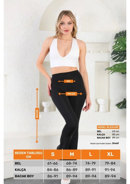 Enenstyle Fashıon Boutıque Yüksek Bel Toparlayıcı Şık Ispanyol Paça Dalgıç Kumaş Rahat Şık Günlük Tayt modelleri