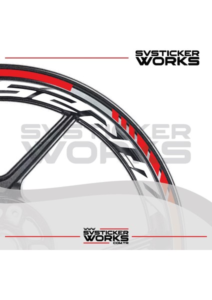 Yamaha YZF-R25 Jant Sticker Dış ve Iç Set Sticker Jant Şeridi fiyatları
