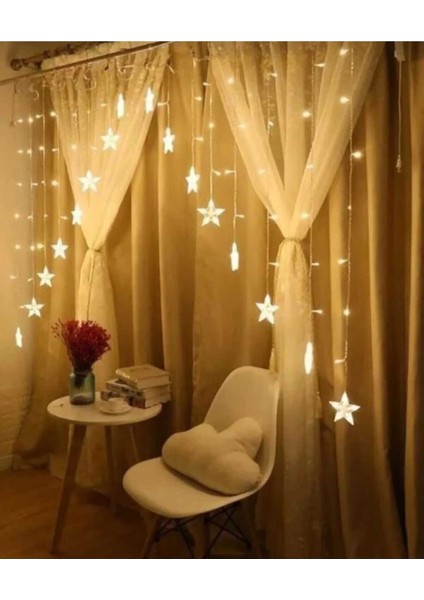 Yıldız Perde LED Çarpraz