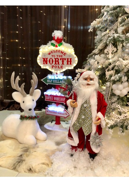1 Adet Noel Baba Yılbaşı Dekor